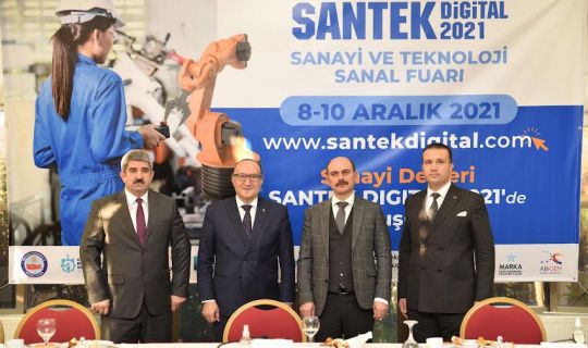 SANTEK DIGITAL 2021-SANAL FUARI için basın toplantısı düzenlendi