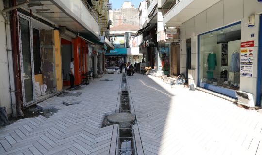 Fethiye Caddesi Dar Sokak  yeni modern görüntüsüne yaklaşıyor