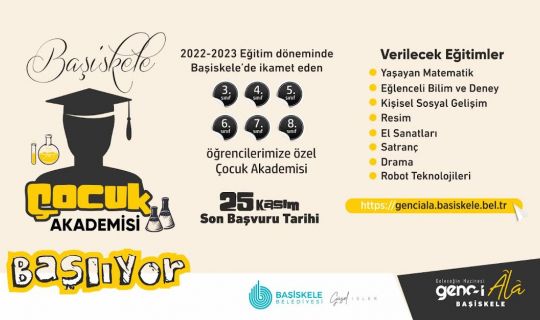 Başiskele Çocuk Akademisi’nde Yeni Sezon Başlıyor   