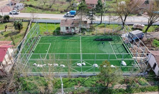 Büyükşehir, köylere futbol sahası kazandırıyor    