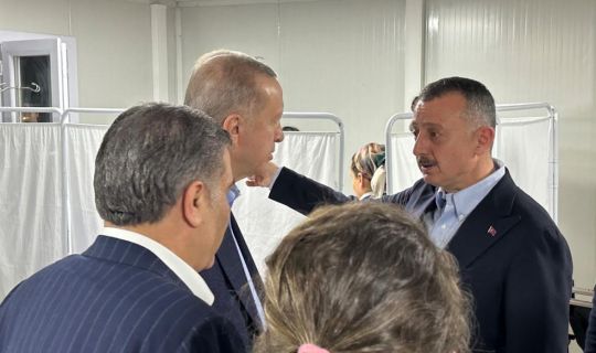Cumhurbaşkanı Erdoğan, Başkan Büyükakın'a takdirlerini iletti
