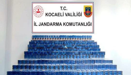 Kocaeli İl Jandarma Komutanlığınca, kaçakçılık suçları ile mücadele kapsamında