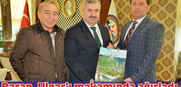 Başkan Baran, Posof Belediye Başkanı Cahit Ulgar'ıMakamında Ağırladı