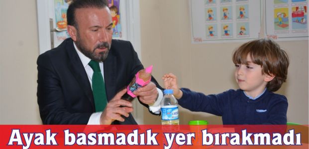 DOĞAN, AYAZMA'DA AYAK BASMADIK YER BIRAKMADI