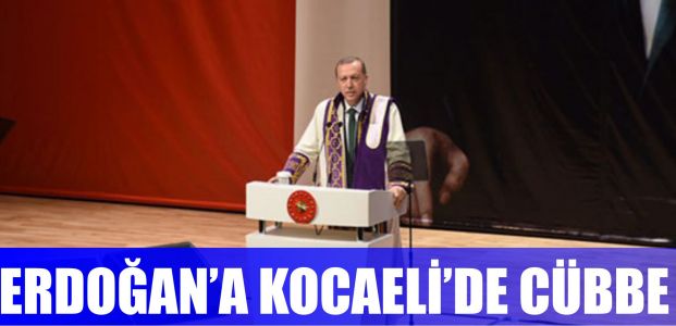 Erdoğan'a cübbe