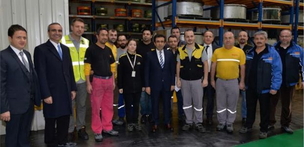 Güzeloğlu'ndan Pirelli fabrikasına ziyaret