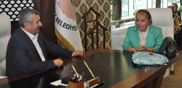 İl Kadın Kolları Başkanı Oya Tuncel’den Başkan Baran’a Ziyaret