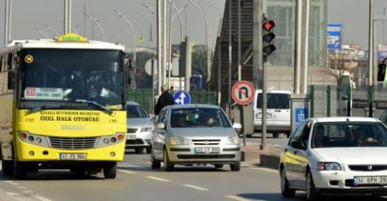 Kocaeli'de trafikteki araç sayısı arttı