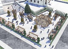 Genel Sekreter Gündoğdu,  Karabali Meydanı projesini inceledi