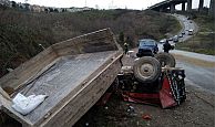 İzmit'te traktör kazası