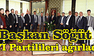 Başkan Şener Söğüt, İYİ Partilileri ağırladı
