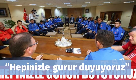 ‘’Hepinizle gurur duyuyoruz’’