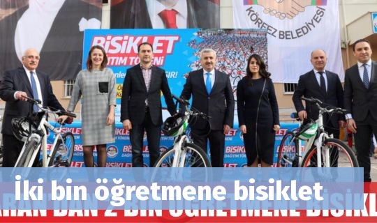 İki bin öğretmene bisiklet