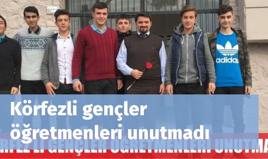 Körfezli gençler öğretmenleri unutmadı