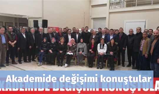 Akademide değişimi konuştular