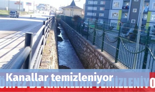 Kanallar temizleniyor