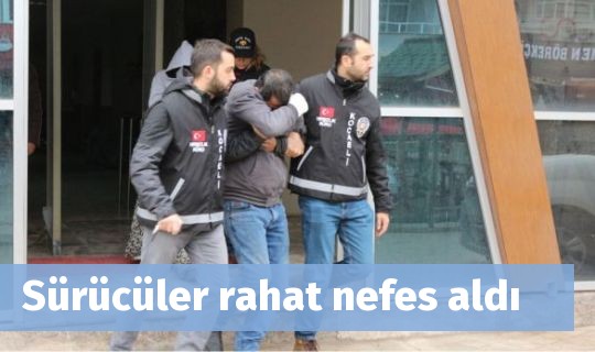 Sürücüler rahat nefes aldı