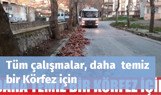 Tüm çalışmalar, daha  temiz bir Körfez için