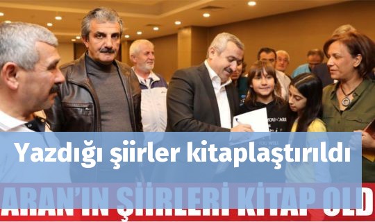 Yazdığı şiirler kitaplaştırıldı