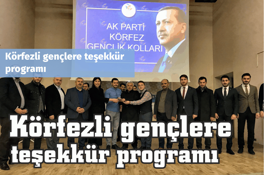 Körfezli gençlere teşekkür programı