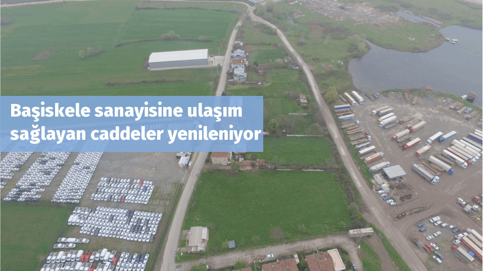 Başiskele sanayisine ulaşım sağlayan caddeler yenileniyor