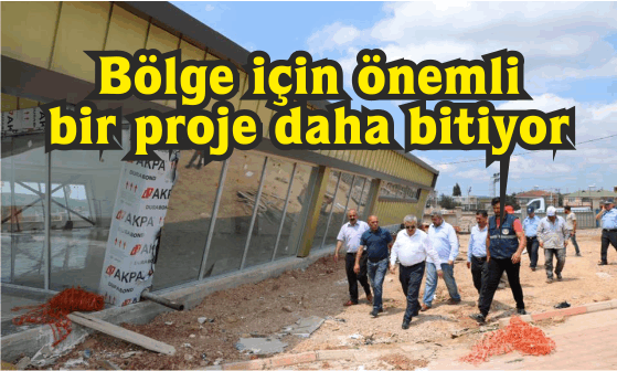 Bölge için önemli  bir proje daha bitiyor