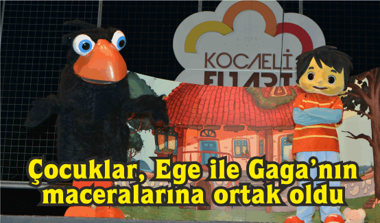 Çocuklar, Ege ile Gaga’nın maceralarına ortak oldu