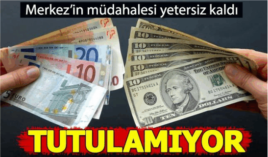 Dolar ve Euro rekor seviyeye ulaştı