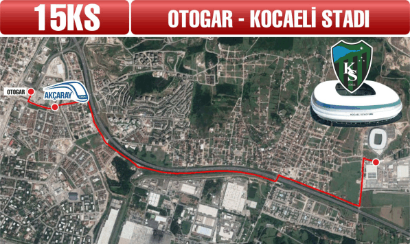 Yeni Kocaeli Stadyumu için toplu taşıma seferber oldu