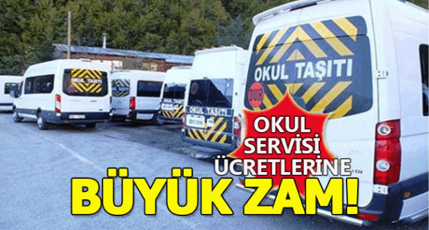 2018 - 2019 Öğretim yılı servis ücretleri belli oldu