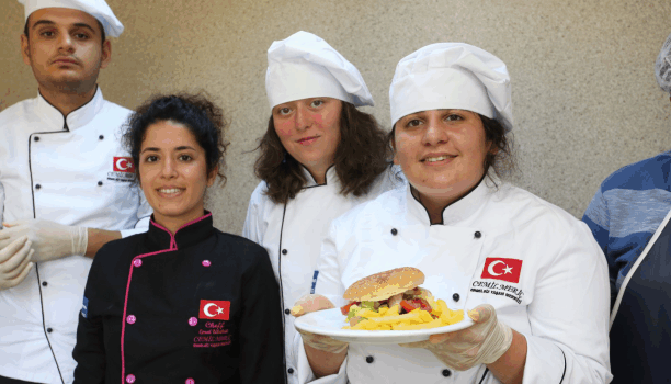 Bu hamburger çok farklı