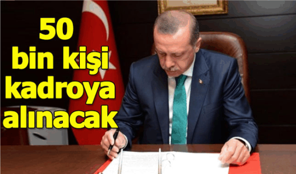 Kamu İktisadi Teşebbüsleri'nden 50 bin kişi kadroya alınacak