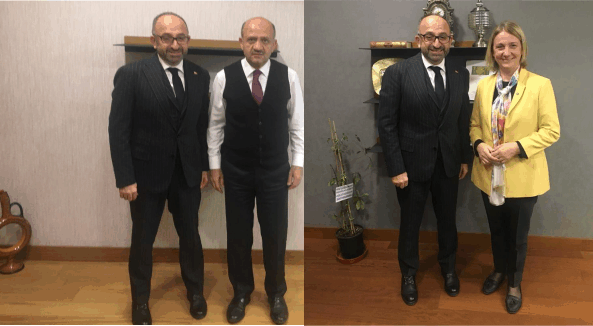 BAŞKAN ÜZÜLMEZ ANKARA’DA TEMASLARDA BULUNDU