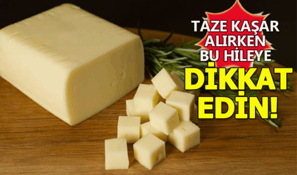 Kaşar peynirinde kirli oyun