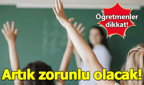 Öğretmenlik için yüksek lisans zorunlu olacak mı?