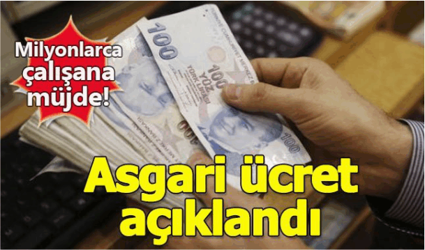  2019 asgari ücret ne kadar oldu -