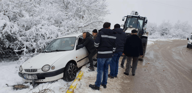 Körfez’de kar timleri  24 saat görev başında