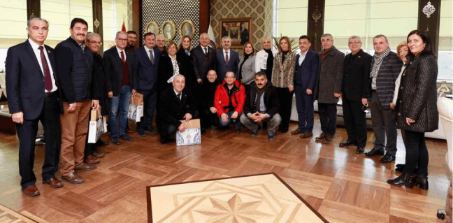 Başkan Baran Muhtarları Ağırladı