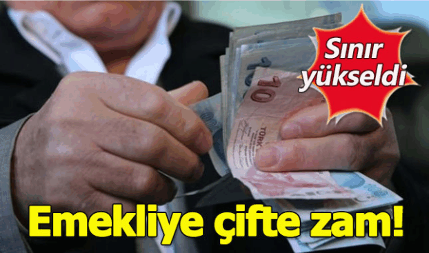 Emekliye çifte zam müjdesi!