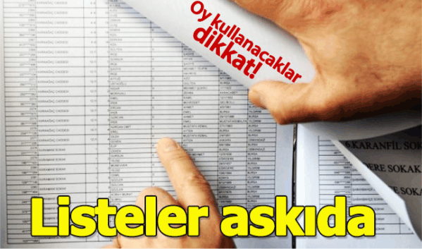 Nerede oy kullanacağım - Seçmen listesi isim sorgulama YSK - 31 Mart 2019 Yerel Seçimleri