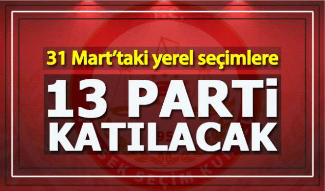 YSK, yerel seçime girecek partileri açıkladı