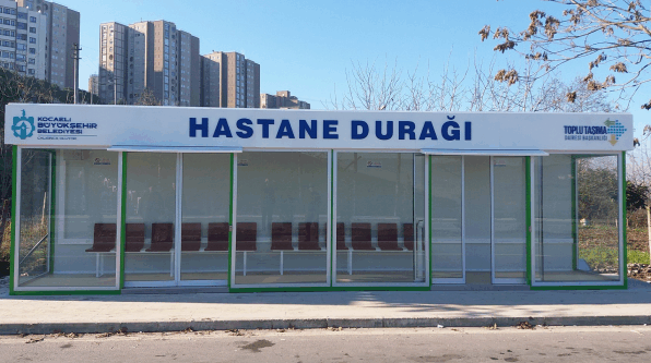 Güvenli ve konforlu modern duraklar çoğalıyor