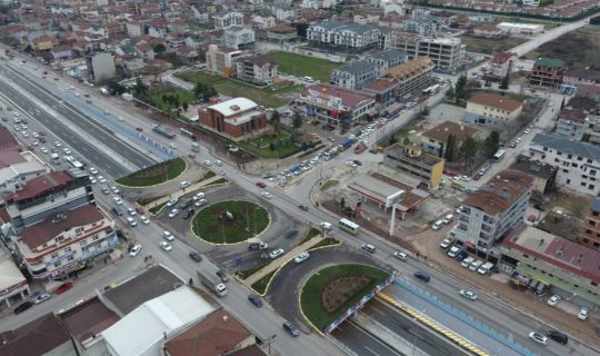 Köseköy Köprülü Kavşağı,trafiğe açıldı