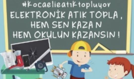 Okullar bu kez elektronik atık toplamak için yarışacak