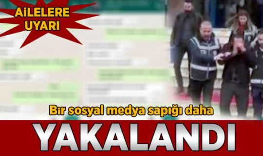 Sosyal medya sapığı tutuklandı!