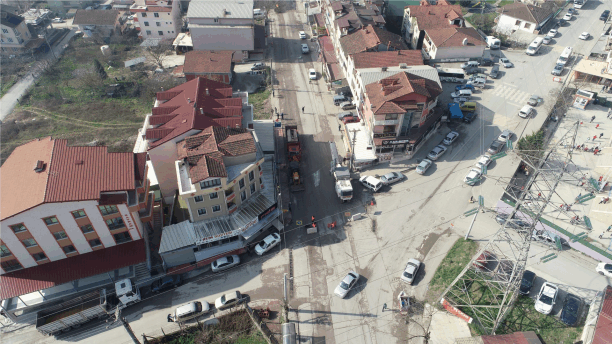 Turan Güneş Caddesi yenileniyor