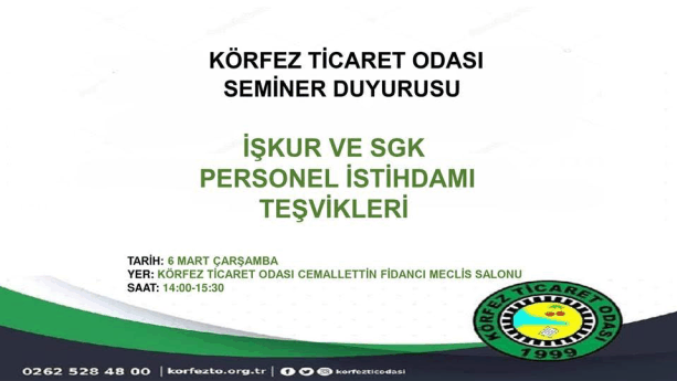 KTO’da işveren teşvikleriyle ilgili bilgilendirme yapılacak