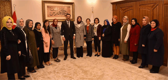AK Kadınlar’dan Başkan Özlü’ye Ziyaret