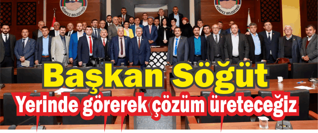 Başkan Söğüt, Yerinde görerek çözüm üreteceğiz