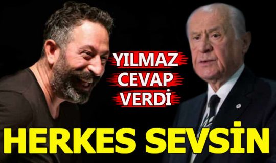 Cem Yılmaz'dan Bahçeli'ye cevap